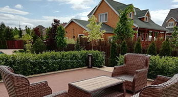 Ландшафтный дизайн загородного дома